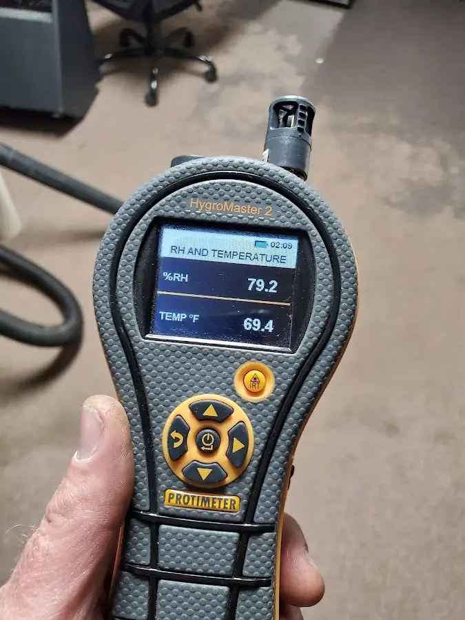Moisture meter humidity assessment for Fire & Smoke Damage Restoration in Iola